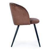 barna barsony szek modern elegans retro enterior lakas etkezo nappali etterem kavezo cukraszda.jpg